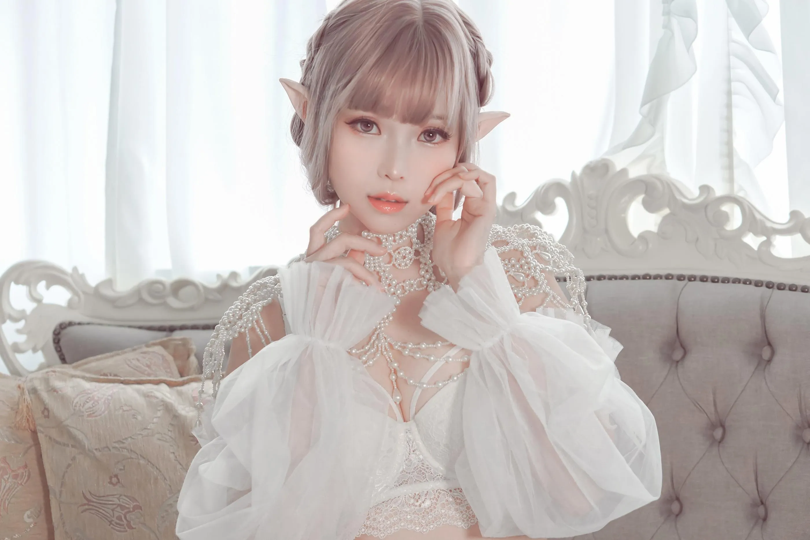 ElyEE子 – NO.87 Bride  Lingerie [65P]插图1